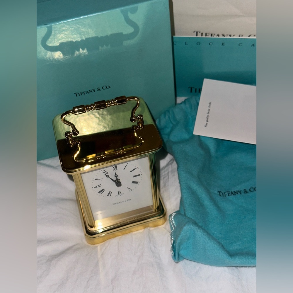 Fine Swiss Carriage Clock Tiffany & Co